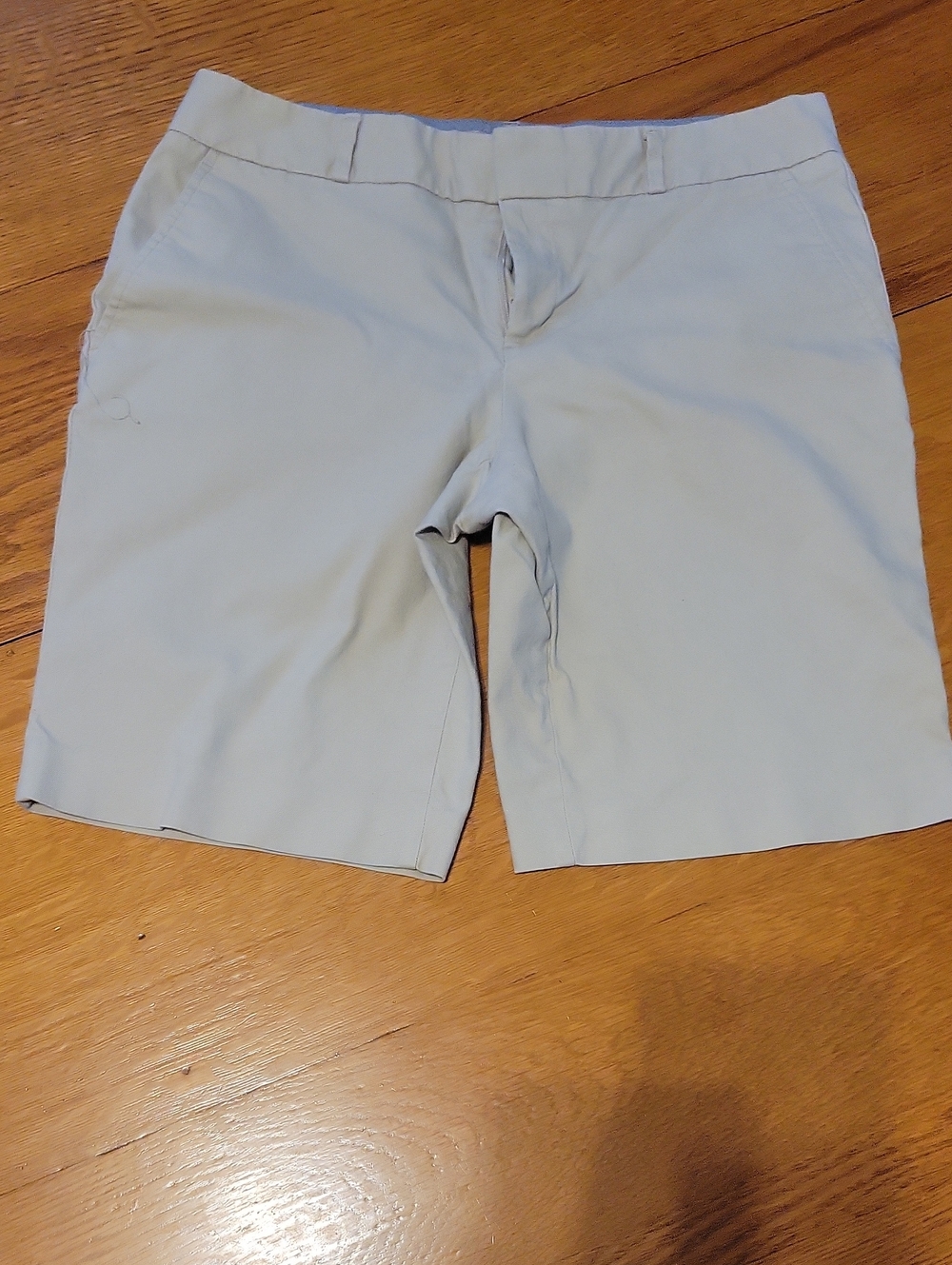 Banana Republic Cream Chino Bermuda Shorts